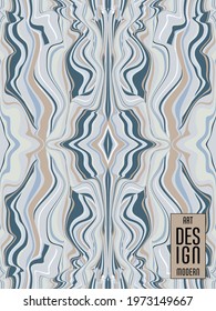 Colorful wavy stripes pattern. Minimalist design. Advertising banner, billboard or card decorative striped background graphic design