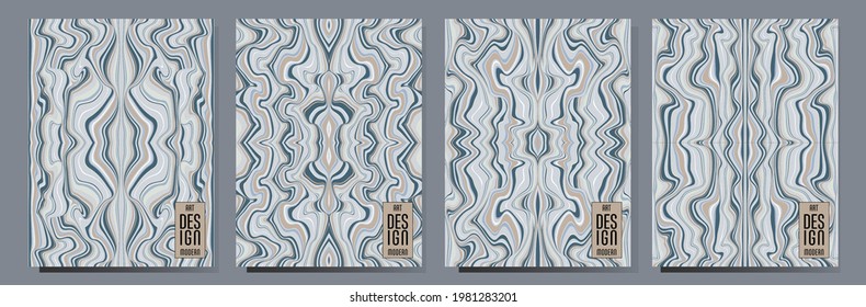 Colorful wavy stripes pattern. Minimalist design. Advertising banner, billboard or card decorative striped background graphic design