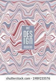 Colorido patrón de rayas onduladas. Diseño minimalista. Banner publicitario, cartelera o tarjeta diseño gráfico de fondo estriado decorativo