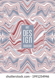 Colorido patrón de rayas onduladas. Diseño minimalista. Banner publicitario, cartelera o tarjeta diseño gráfico de fondo estriado decorativo