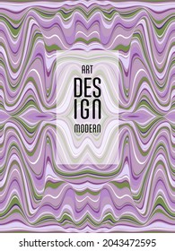 Farbiges Muster aus gewellten Streifen. Minimalistisches Design. Werbebanner, Plakatwand oder Karte, dekoratives gestreiftes Hintergrundbild