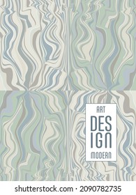 Colorido patrón de rayas onduladas. Diseño minimalista. Banner publicitario, cartelera o tarjeta diseño gráfico de fondo estriado decorativo