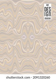 Colorful wavy stripes pattern. Minimalist design. Advertising banner, billboard or card decorative striped background graphic design
