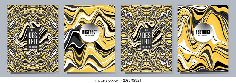Colorful wavy stripes pattern. Minimalist design. Advertising banner, billboard or card decorative striped background graphic design