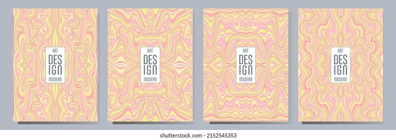 Colorful wavy stripes pattern. Minimalist design. Advertising banner, billboard or card decorative striped background graphic design