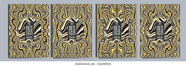 Colorido patrón de rayas onduladas. Diseño minimalista. Banner publicitario, cartelera o tarjeta diseño gráfico de fondo estriado decorativo
