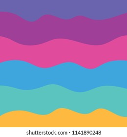 colorful wavy texture- vector illustration