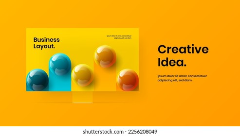 Diseño vectorial de banner web colorido. Concepto de pantalla de sitio de simulación de monitor aislado.