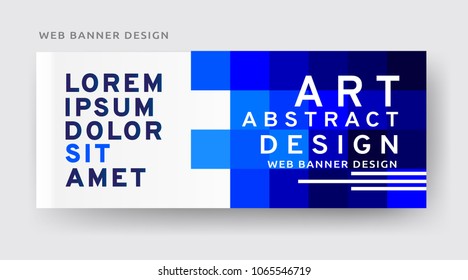 Colorful web banner template. Creative arstract design. Vector EPS10