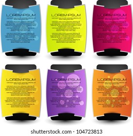 colorful web banners
