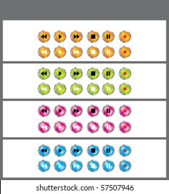 Colorful Web Buttons