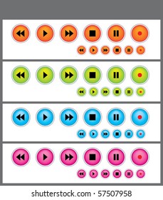 Colorful Web Buttons