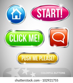 Colorful Web buttons - easy editable
