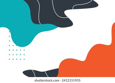 fondo de diseño web colorido vector de onda fluida abstracta
