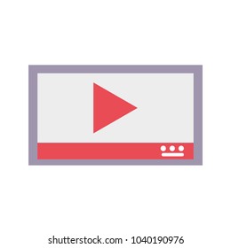 colorful web digital multimedia play video