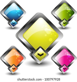 colorful web element design