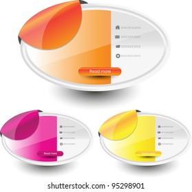 colorful web element for sale and advertisement