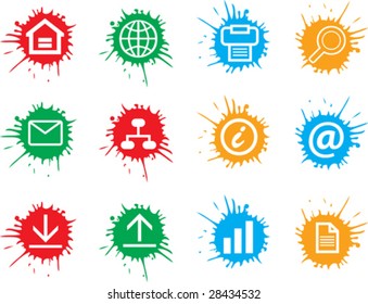 Colorful Web Icon Set