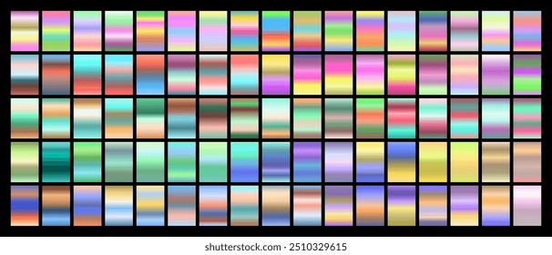 Colorful Web Screen Color Gradient Set
