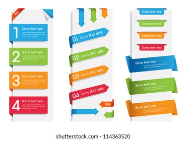 Colorful web stickers, tags and labels collection./ Colorful Web Stickers, Tags and Labels