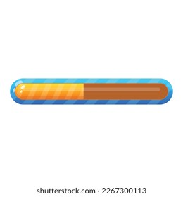 Colorful web UI progress bar vector illustration