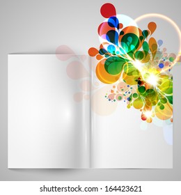 Colorful web vector template illustration