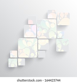 Colorful web vector template illustration