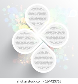 Colorful web vector template illustration