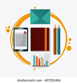 colorful webinar icon over white background , vector illustration