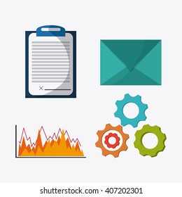 colorful webinar icon over white background , vector illustration