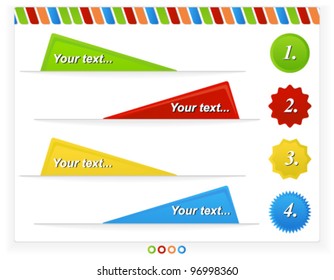 Colorful Web/Print Design Template