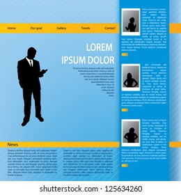 Colorful website template