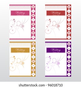 Colorful Wedding Cards
