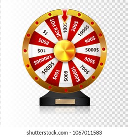 Colorful wheel of luck or fortune infographic. Vector illustration.ESP 10