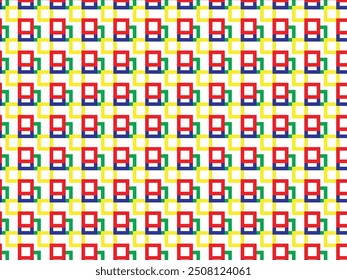 Colorful White Background Pattern Design