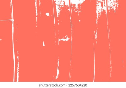colorful white and pink living coral color vector  background with paint stains and strokes 