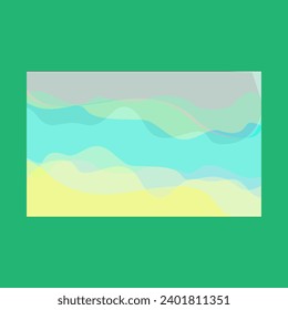 Colorful white and sky color  Liquid  background design. Fluid shapes composition. Eps10 vector.