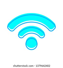 colorful wifi icon