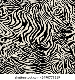 Farbiges Wildtier-Hautmuster passend für Textil-ZEBRA-MUSTER