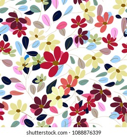 Color de flores silvestres sin fisuras