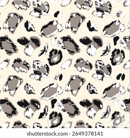 colorido leopardo selvagem design mão desenhada, estacionário, padrão de moda, sem costura, papel, tecido, t shirt, vestido, papel de parede, decorativo, caneca, caso de telefone engraçado bonito padrão para tudo