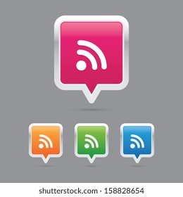 Colorful Wireless Network Pins