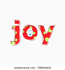 Colorful Words Joy