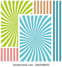 colorful woven design patterns are good for cover designs