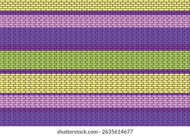 Padrão de tecido de listras coloridas em design têxtil pastel brilhante