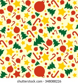 Colorful xmas vector background.