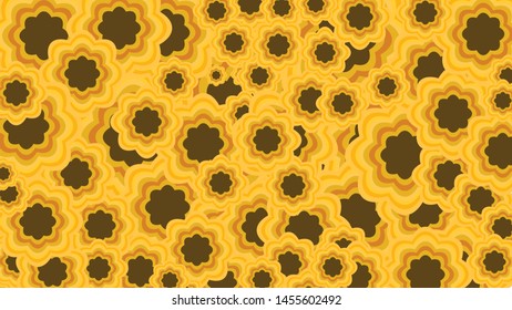 Colorful Yellow Abstract for Background 