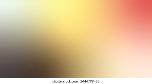 Colorful Yellow And Orange Gradient Blurry Background. Abstract Art Wallpaper. Vector Illustration. Summer