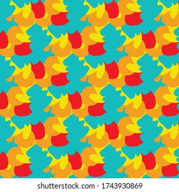 patrón colorido abstracto amarillo, marrón y rojo   diseño de fondo para el arte y los pasos vectoriales de impresión.10