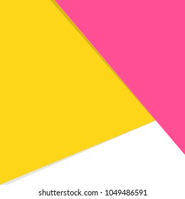 Colorful of yellow,white and pink on background.Vector abstract,vector illustration,web,poster,banner,application,flat  lay style.